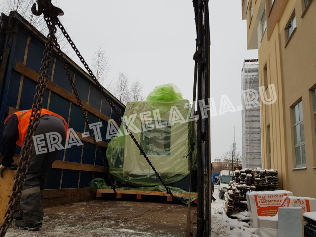 Комплекс такелажных работ по разгрузке и перемещению станков ЧПУ