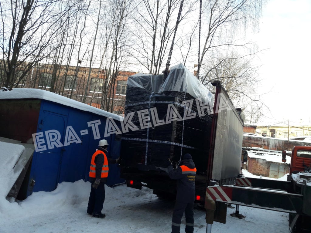 Разгрузка листогиба