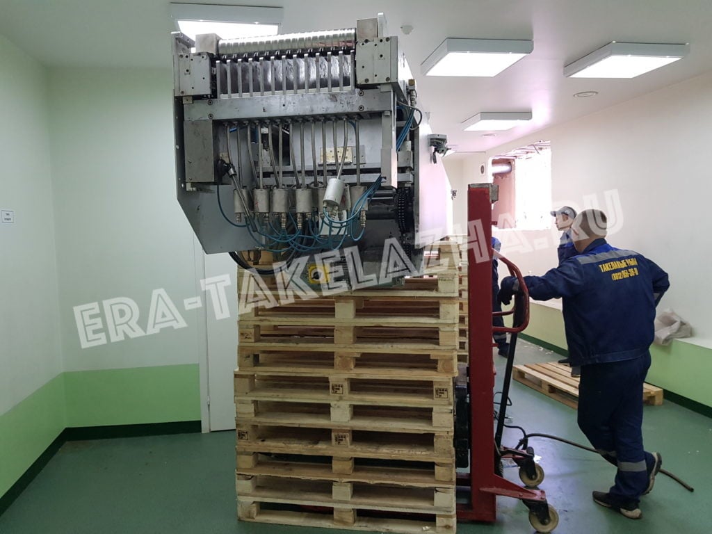 Перемещение оборудования для медицинского предприятия
