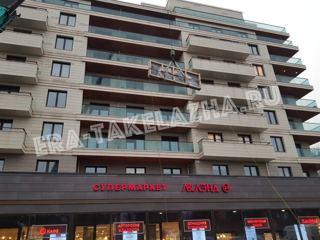 Подъем столешницы на 8-ой этаж