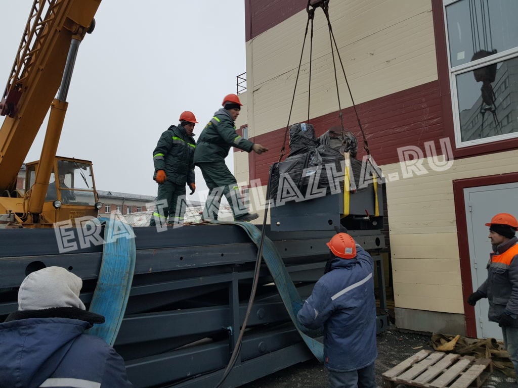 Работы по подаче и спуску подъемника